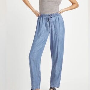 Splendid Womens Lyocell Lightweight Chambray‎ Casual Pull On Pants XL